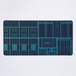 Grand tapis de souris gaming pour bureau prise de vue de l'apple a15 75x40cm antidrapante clavie