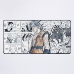Grand tapis de souris gaming pour bureau shonen anime drgaon ball super kakarot style manga art 75x40cm ...