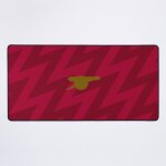 Grand tapis de souris gaming pour bureau ?uvre d'art en zigzag de l'arsenal fc 75x40cm antidrapante ...