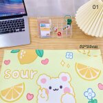 Grand tapis de souris ins, dessin anim� mignon de lapin cerise, tapis de clavier pour tablette, kawaii, ...