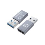 Graugear g - ad - cta - 10g changeur de genre de cble usb - a usb - c argent