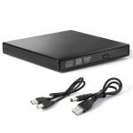 Graveur dvd - rw externe ultra - fin et portable usb 2. 0 pour pc et mac