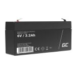 Green cell agm14 batterie de l'onduleur sealed lead acid (vrla) 6 v 3