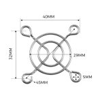 Grille de protection en maille métallique pour ventilateur de refroidissement, couvercle d'ordinateur, ... Grille de protection en maille métallique pour ventilateur de refroidissement, couvercle d'ordinateur, ...