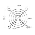 Grille de protection en maille métallique pour ventilateur de refroidissement, couvercle d'ordinateur, ... Grille de protection en maille métallique pour ventilateur de refroidissement, couvercle d'ordinateur, ...