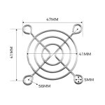 Grille de protection en maille métallique pour ventilateur de refroidissement, couvercle d'ordinateur, ... Grille de protection en maille métallique pour ventilateur de refroidissement, couvercle d'ordinateur, ...