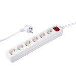 Grundig multiprise avec interrupteur 6 prises 16a / 250v rallonge 1, 5m - bo�te de distribution max. ...