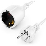 Gueb - 10m cble de rallonge electrique avec fiche de scurit type f (cee 7 / 4) vers prise (cee 7 / ...