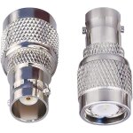Gueb - adaptateur coaxial bnc vers tnc tnc mle vers bnc femelle connecteur coaxial rf pour cble d'extension ...