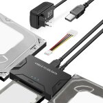 Gueb - adaptateur de disque dur usb 3. 0 vers ide / sata 5 gbps pour disque dur ide satahdd 2, 5 / 3, ...