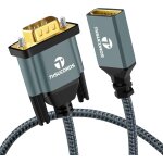 Gueb - câble adaptateur hdmi vers vga 1m, câble extension hdmi femelle vers vga mâle tressé nylon support ... Gueb - câble adaptateur hdmi vers vga 1m, câble extension hdmi femelle vers vga mâle tressé nylon support ...