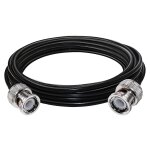 Gueb - cble bnc rg58 mle a mle - cavalier a faible perte 50 ohms - 16, 4ft (5m) coaxial d'antenne ...