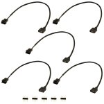Gueb - cble rpartiteur rvb 4 broches 12 v 4 broches femelle vers sm 4 broches mle rgb extension cble ...
