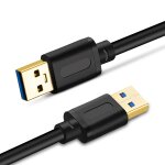 Gueb - câble usb 3. 0 a vers a mâle, cordon usb vers usb avec connecteurs plaqués or (3 m), compatible ... Gueb - câble usb 3. 0 a vers a mâle, cordon usb vers usb avec connecteurs plaqués or (3 m), compatible ...