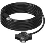 Gueb - rallonge de câble usb actif 2. 0 avec usb hub a 4 ports et jeu de puces d'extension - cordon usb ... Gueb - rallonge de câble usb actif 2. 0 avec usb hub a 4 ports et jeu de puces d'extension - cordon usb ...