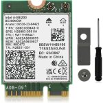 Gujl - carte sans fil wifi 7 intel be200 ngw, 5800 mbps m. 2 / ngff carte sans fil, bluetooth 5. 4, tri ...
