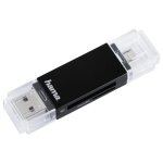 Hama basic lecteur de carte m�moire usb 2. 0 / micro - usb noir