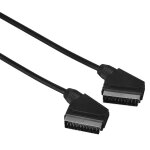 Hama cordon de connexion pritel, fiche mle - fiche mle, 1, 5 m, noir