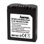 Hama li - ion battery dp 307 f / panasonic lithium - ion (li - ion) 750 mah