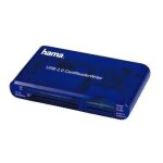 Hama usb cardreaderwriter 35in1 lecteur de carte m�moire bleu