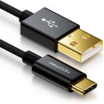 Hamiltion - 2m cble usb - c - cble de charge cble de donnes - nylon + connecteur mtallique - usb ...