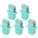 Hamiltion - adaptateur pour cble en fibre optique, 5 pices lc femelle connecteur femelle en fibre lc ...