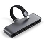 Hamiltion - adaptateur sd usb - c mobile pro avec chargeur usb - c, hdmi 4k, usb 3. 0, lecteurs de cartes ...