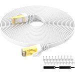 Hamiltion - câble ethernet cat7 câble de raccordement de réseau plaqué or cordon rj45 sstp câble internet ... Hamiltion - câble ethernet cat7 câble de raccordement de réseau plaqué or cordon rj45 sstp câble internet ...