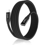 Hamiltion - cble extension usb c 2m, usb - c 3. 1 gen2 10gbps cordon femelle a mle type c, rallonge ...