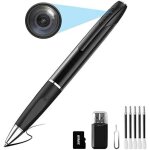 Hamiltion - camra espion camra cache stylo 1080p mini camra de poche avec carte 32 go camra stylo ...