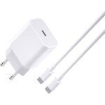 Hamiltion - ¿ chargeur rapide 20w + cble type c compatible xiaomi redmi 10 / 10 prime / 11 / 11 prime ...
