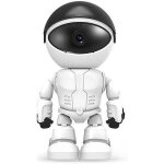 Hamiltion - ebiz robot avec camra espion de surveillance wifi 1080p vision infrarouge