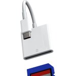 Hamiltion - lecteur de carte sd usb c pour apple iphone15 pro max plus pour ipad air macbook pro compatible ...