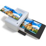 Hamiltion - pd460 - couleur imprimante photo 10x15 cm - bluetooth & docking - blanc & noir