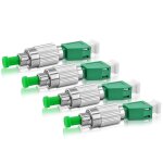 Hamiltion - sm 4pcs fc - lc adaptateur fibre optique fc apc(mle) a lc apc(femelle) connecteur de l'adaptateur ...