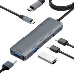 Hamiltion - usb c hub 3. 2, adaptateur usb c multiport (5 en 1) 10gbps connexion de données, avec pd ... Hamiltion - usb c hub 3. 2, adaptateur usb c multiport (5 en 1) 10gbps connexion de données, avec pd ...