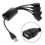 Haute vitesse 4 port usb 2. 0 480 mbps hub splitter pour ordinateur portable ordinateur portable pc