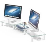 Hd07t - 301p support pour moniteur pc avec support multimdia rglable en hauteur pour tv led lcd plat, ...