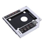 Hdd caddy disque dur, aluminium 2. 5mm sata hdd ssd botier disque dur baie adaptateur dvd optique pour ...