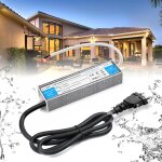 Hdkha - transformateur 220v 12v 60w led driver etanche ip67 extrieur transfo 5a adaptateur alimentation ...