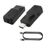 Hdmi extender, rpteur adaptateur ethernet rj45 vers hdmi, transmetteur et rcepteur 1080p jusqu'a 60 ...