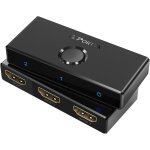 Hdmi switch 4k 60hz, bi - directional hdmi splitter 1 in 2 out, hdmi 2. 0 commutateur 2 in 1 out hub ... Hdmi switch 4k 60hz, bi - directional hdmi splitter 1 in 2 out, hdmi 2. 0 commutateur 2 in 1 out hub ...