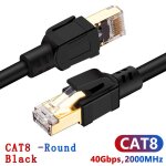 Hengsur - câble ethernet cat8, 40gbps, 2000mhz, rj45, 10m, 20m, 30m, patch internet, pour modem routeur, ... Hengsur - câble ethernet cat8, 40gbps, 2000mhz, rj45, 10m, 20m, 30m, patch internet, pour modem routeur, ...