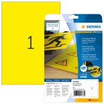 Herma 8033 �tiquette � imprimer jaune imprimante d'�tiquette adh�sive