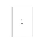 Herma premium - papier - mat - auto - adh�sif permanent - blanc - 297 x 200 mm 100 �tiquette(s) (100 ...