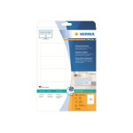 Herma special - papier - mat - auto - adh�sif permanent - enduit - blanc - 88. 9 x 46. 6 mm - 90 g / ...