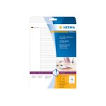 Herma special - etiquettes de cd / dvd en papier opaques mates autocollantes permanentes - blanc - 114. ...