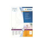 Herma special - etiquettes de cd / dvd en papier opaques mates autocollantes permanentes - blanc - diamtre ...