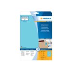 Herma special - papier - mat - auto - adh�sif permanent - bleu - a4 (210 x 297 mm) 20 �tiquette(s) (20 ...