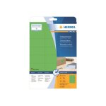 Herma special - papier - mat - auto - adh�sif permanent - vert - 70 x 37 mm 480 �tiquette(s) (20 feuille(s) ...